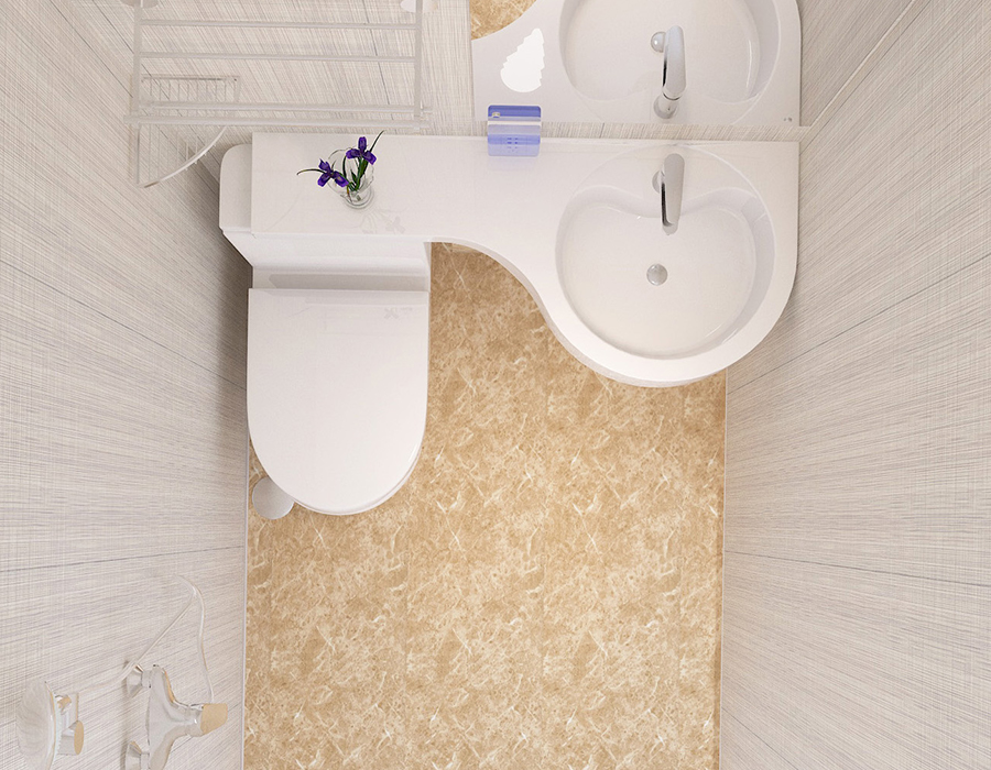 Fuldpanel PEC Resin Fiber Hotel Modulær præfabrikeret badeværelsesenhed