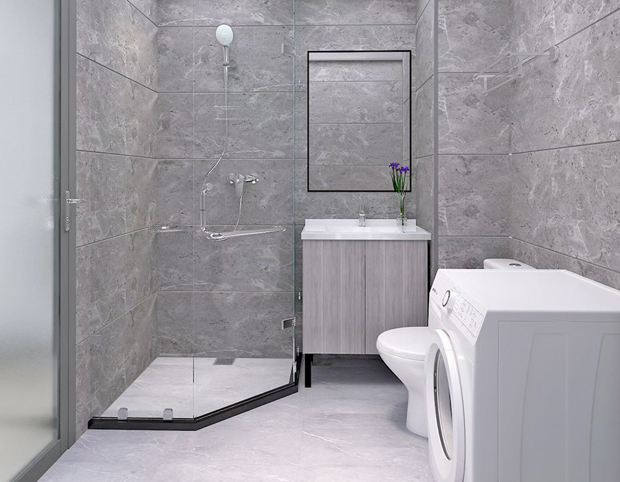 RTM Soft Ceramic Base præfabrikeret hotelbadeværelsesenhed med harpiksfiberpaneler
